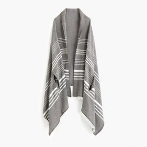 J. Crew Striped Cape Scarf